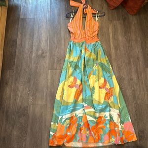 Tropical Halter Dress FARM Rio